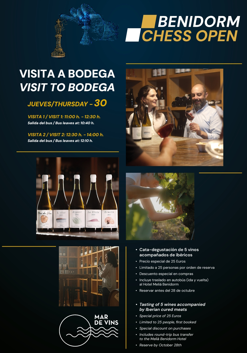 Visita a Bodega - Benidorm Chess Open 2025